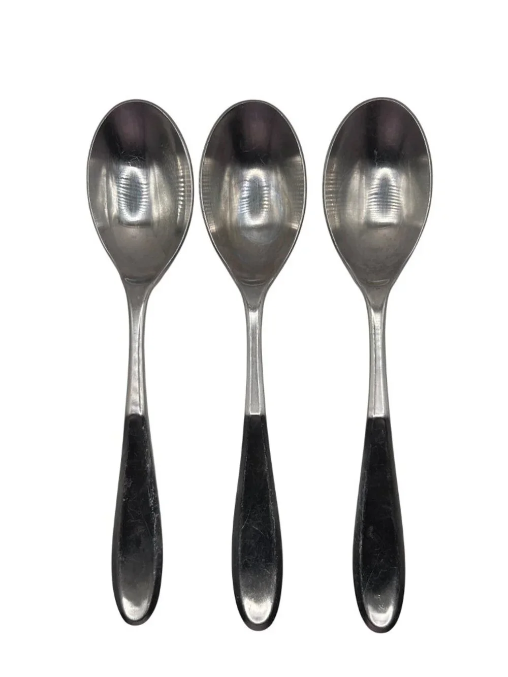 Retroneu Tivoli Contour Stainless Steel Soup Spoons Set Of 3 flatware Vintage